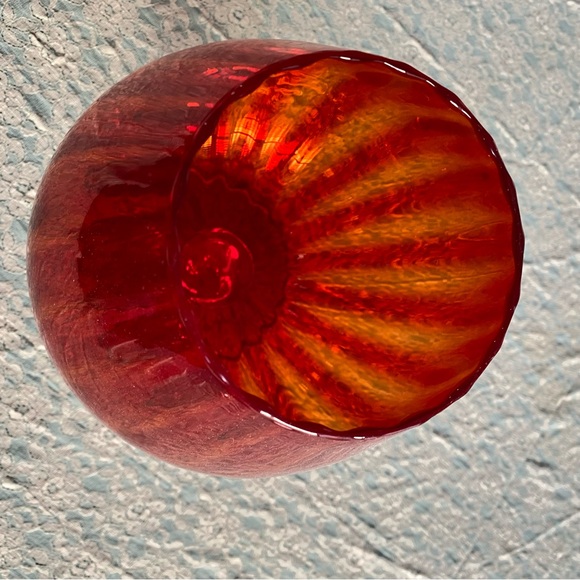 Empoli Italian over sized Brandy snifter with clear twisted stem. 12” tall. - Picture 4 of 7